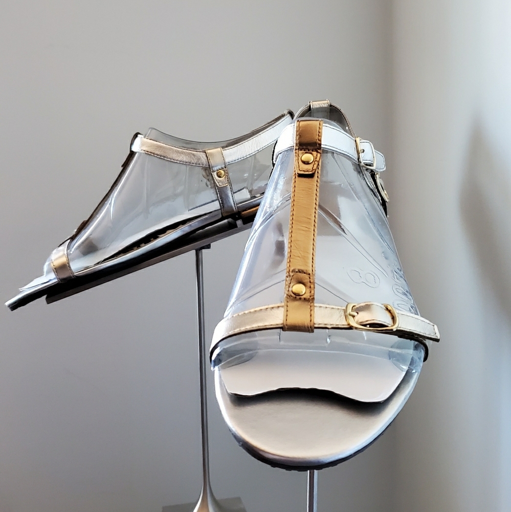 Le Sportsac Gramercy Metallic Sandals - New